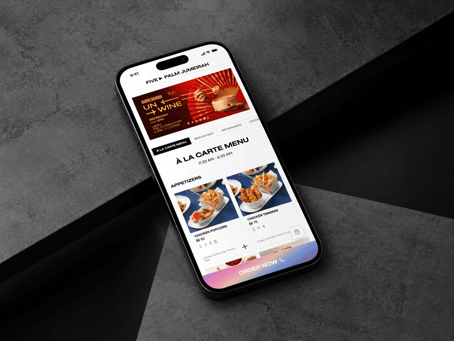 Full-width media