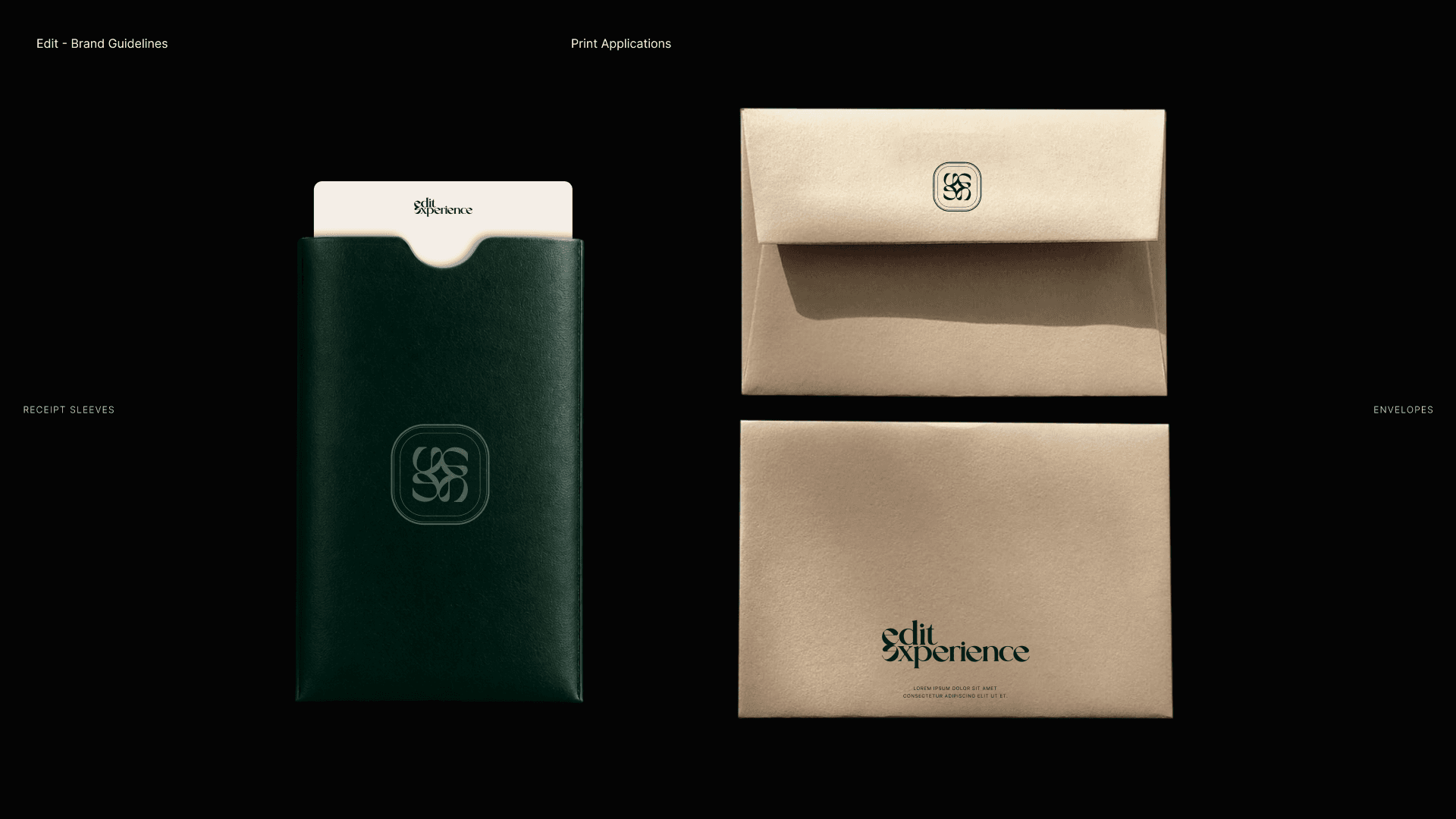 Receipt Sleeves