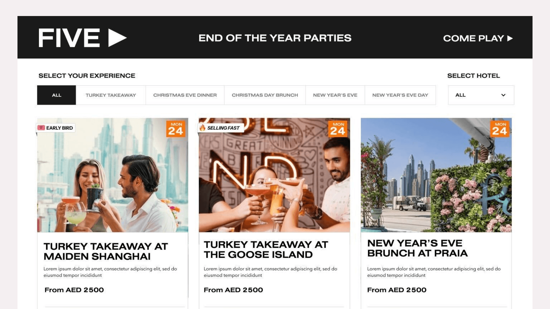Property detail page